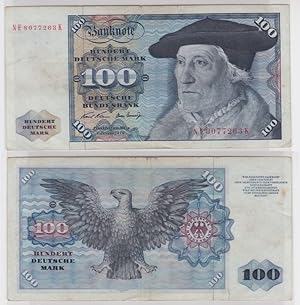 T147238 Banknote 100 DM Deutsche Mark Ro. 273b Schein 2.Jan 1970 KN NE 8077263 K