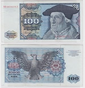 T146712 Banknote 100 DM Deutsche Mark Ro 278a Schein 1.Juni 1977 KN NG 2978175 J