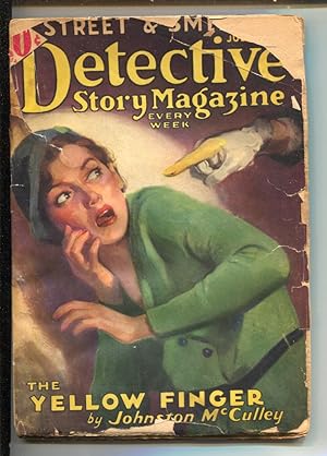 Imagen del vendedor de Detective 7/30/1932-Street & Smith-'Yellow Finger' Johnston McCulley-crime pulp stories-anti-gun laws-FR a la venta por DTA Collectibles