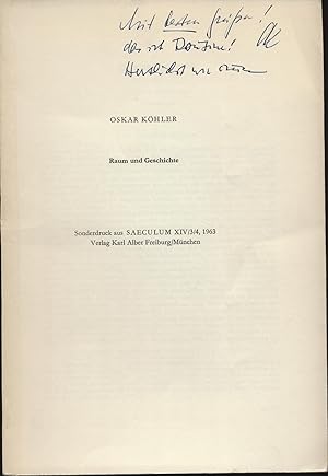 Raum und Geschichte. Sonderdruck aus Saeculum XIV/3/4,1963