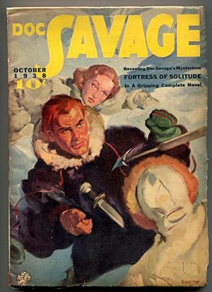 Doc Savage Pulp October 1938- FORTRESS OF SOLITUDE F/VF