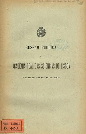 Seller image for Sessao publica da Academia Real das sciencias de Lisboa em 19 de fevereiro de 1905 for sale by Biblioteca di Babele