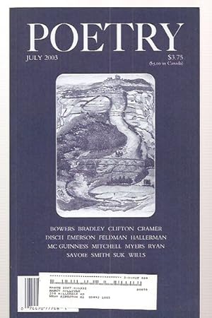Imagen del vendedor de Poetry Volume CLXXXII No. 4 JULY 2003 a la venta por biblioboy