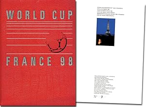 World Cup France 98 Luxusedition in rotem Ganzleder. Nummeriertes Exemplar (Nr. 810).