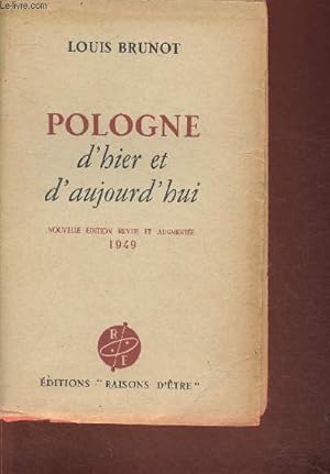 Imagen del vendedor de Pologne d'hier et d'aujourd'hui a la venta por Le-Livre