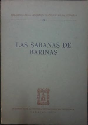 Imagen del vendedor de Las Sabanas De Barinas (The Savannes Of Varinas) a la venta por Guido Soroka Bookseller