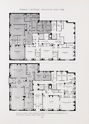 AMERICAN APARTMENT HOUSES OF TODAY/ILLUSTRATING PLANS, DETAILS, EXTERIORS AND INTERIORS OF MODERN...