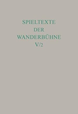 Bild des Verkufers fr Italienische Spieltexte II : Aus unverffentlichten Handschriften zum Verkauf von AHA-BUCH GmbH