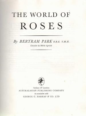 The World of Roses (1st Aust ed. 1962)