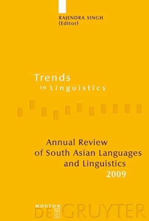 Bild des Verkufers fr Annual Review of South Asian Languages and Linguistics : 2009 zum Verkauf von AHA-BUCH GmbH