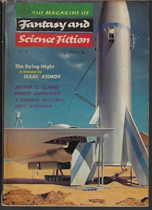 Imagen del vendedor de The Magazine of FANTASY AND SCIENCE FICTION (F&SF): July 1956 a la venta por Books from the Crypt