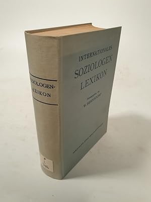 Image du vendeur pour Internationales Soziologen-Lexikon. mis en vente par Antiquariat Bookfarm