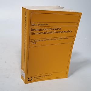 Bild des Verkufers fr Institutionenverzeichnis fr internationale Zusammenarbeit der Bundesrepublik Deutschland und Berlin (West) - IVIZ. zum Verkauf von Antiquariat Bookfarm