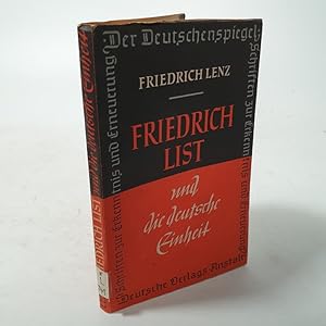 Bild des Verkufers fr Friedrich List und die Deutsche Einheit (1789-1846). zum Verkauf von Antiquariat Bookfarm