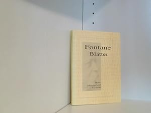 Imagen del vendedor de Fontane Bltter, Halbjahresschrift 62, 1996. a la venta por Book Broker