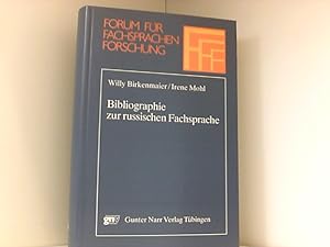 Bild des Verkufers fr Bibliographie zur russischen Fachsprache zum Verkauf von Book Broker