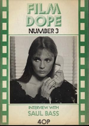 Film Dope No. 3 (August 1973): Interview with Saul Bass.