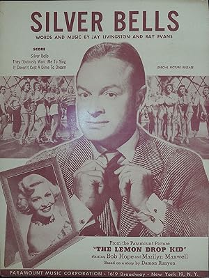 Imagen del vendedor de The Lemon Drop Kid Sheet Music 1951 Bob Hope, Marilyn Maxwell a la venta por AcornBooksNH
