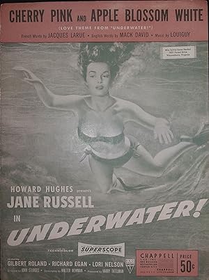 Immagine del venditore per Underwater! Sheet Music 1955 Jane Russell, Gilbert Roland venduto da AcornBooksNH