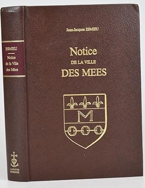 Image du vendeur pour Notice de la Ville des Mes. mis en vente par Librairie Ancienne Richard (SLAM-ILAB)