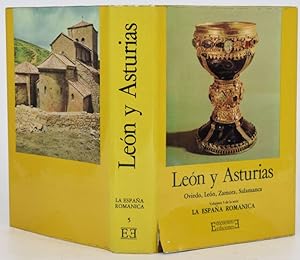 Seller image for Leon y Adturias. Oviedo, Leon, Zamora y Salamanca. Volumen 5 de la serie La Espana romanica. for sale by Librairie Ancienne Richard (SLAM-ILAB)