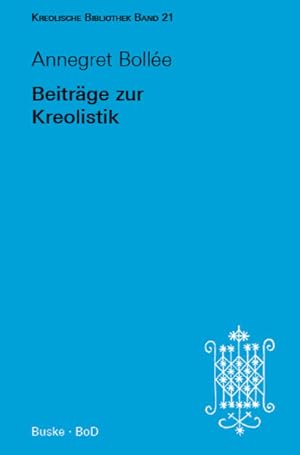 Seller image for Beitrge zur Kreolistik for sale by Bunt Buchhandlung GmbH