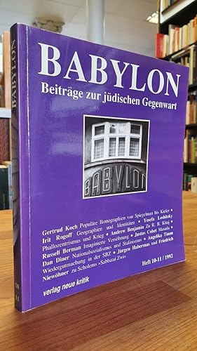 Bild des Verkäufers für Babylon - Beiträge zur jüdischen Gegenwart - Heft 10 - 11 / 1992, zum Verkauf von Antiquariat Orban & Streu GbR