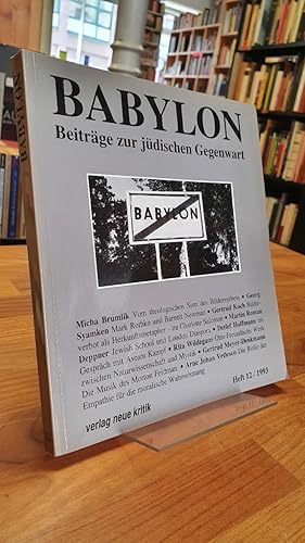 Seller image for Babylon - Beitrge zur jdischen Gegenwart - Heft 12 / 1993, for sale by Antiquariat Orban & Streu GbR