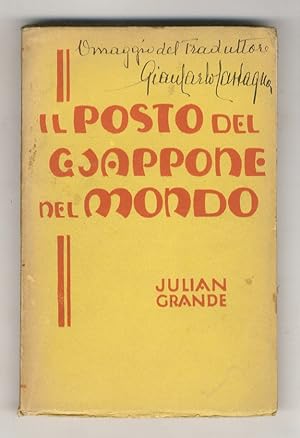 Imagen del vendedor de Il posto del Giappone nel mondo. Versione dall'inglese di Gian Carlo Castagna. a la venta por Libreria Oreste Gozzini snc