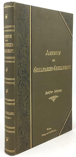 Imagen del vendedor de Jahrbuch der Grillparzer-Gesellschaft. Zwlfter Jahrgang. (12. Jahrgang). a la venta por Antiquariat Heiner Henke