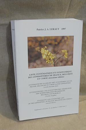 Liste Systématique Et Synonymique Des Lépidoptères De France, Belgique Et Corse (Deuxième Edition)