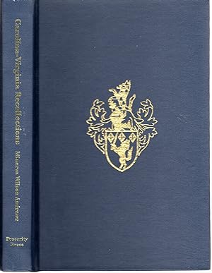 Bild des Verkufers fr Carolina-Virginia Recollections (SIGNED & Insc By Author) zum Verkauf von Dorley House Books, Inc.