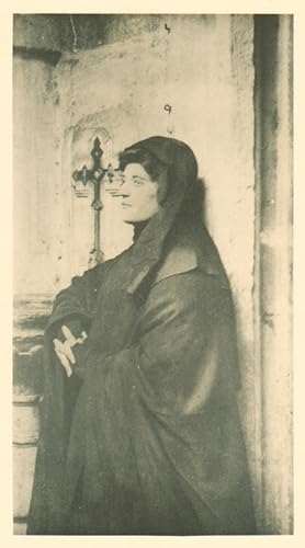 Belgium Sentiment d'Art en Photographie Lady & Cross old Halftone J. Liorel 1901