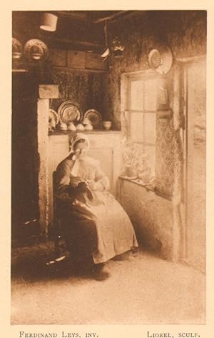 Belgium l'Art en Photographie old Halftone Ferdinand Leys 1901