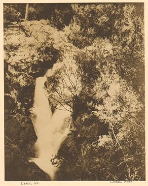 Belgium l'Art en Photographie Waterfall old Halftone Leroy 1901