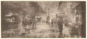 Belgium Sentiment d'Art en Photographie Street Scene old Halftone Bovier 1901