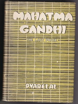 Seller image for Mahatma Gandhi; The Last Phase Vol 1 for sale by Broadwater Books