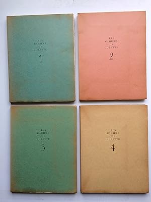 Les Cahiers de COLETTE n° 1 à 4 (Collection complète)