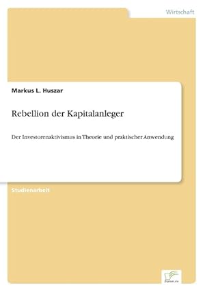 Seller image for Rebellion der Kapitalanleger for sale by moluna