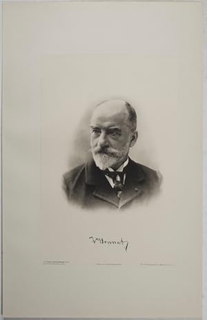 Bild des Verkufers fr Portrait, Heliogravre nach Photo, 207 x 315 cm. zum Verkauf von Antiq. F.-D. Shn - Medicusbooks.Com