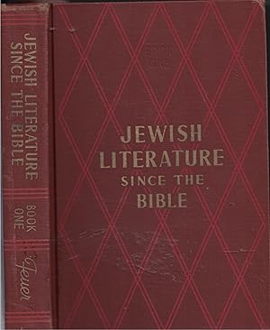 Image du vendeur pour Jewish Literature - Since The Bible Book 1 mis en vente par Ye Old Bookworm