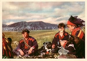 Seller image for Postkarte Carte Postale 73680658 Lappland Lapland Junge Samen Lappland Lapland for sale by Versandhandel Boeger