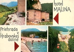 Bild des Verkufers fr Postkarte Carte Postale 73679591 Priehrada Hrabovskej doline Hotel Malina Seilbahn Priehrada zum Verkauf von Versandhandel Boeger