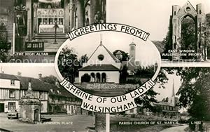 Image du vendeur pour Postkarte Carte Postale 73682971 Walsingham Shrine of our Lady The High Altar East Window The Common Pla mis en vente par Versandhandel Boeger