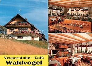 Immagine del venditore per Postkarte Carte Postale 73684204 Feldberg Schwarzwald Vesperstube Caf Waldvogel Feldberg Schwarzwald venduto da Versandhandel Boeger