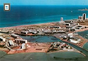 Postkarte Carte Postale 73687832 La Manga del Mar Menor Puerto Bello y la encanizada vue aérienne...