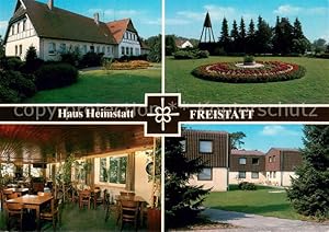 Bild des Verkufers fr Postkarte Carte Postale 73689492 Freistatt Sulingen Diakonische Heime Freistatt Haus Heimstatt Parkanlag zum Verkauf von Versandhandel Boeger