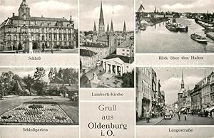 Postkarte Carte Postale 73694938 Oldenburg Niedersachsen Schloss Schlossgarten Lamberti Kirche Ha...