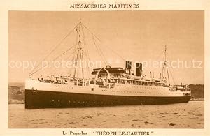Postkarte Carte Postale 73695923 Dampfer Oceanliner Messageries Maritimes