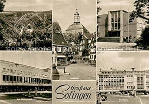 Postkarte Carte Postale 73695969 Solingen Muengstener Bruecke Am Muehlenhof Graefrath Ind.- u. Ha...